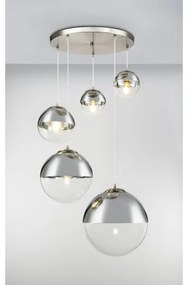 Globo 15851-5 - Csillár zsinóron VARUS 5xE27/60W/230V