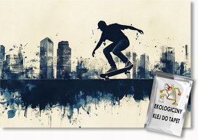 Fotótapéta Flizelina Város Panoráma Sport Gördeszka 250x175 ragasztó