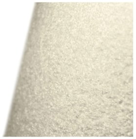 Krémszínű buklé babzsákfotel Seat Lounge – SLOWDOWN