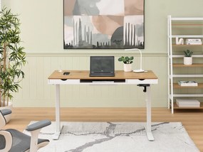 PC asztal Osto 140 (fehér tölgy + fekete). 1109838