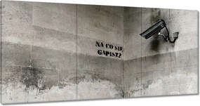 Festmények 180x90 Banksy Mit bámulsz