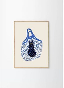 Poszter 30x40 cm The Cat’s In The Bag – Chloe Purpero Johnson – The Poster Club
