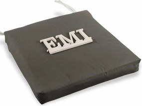 EMI sötétszürke székpárna 40x40 cm