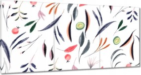 Vászonkép 120x60 Gyümölcs-levél mix