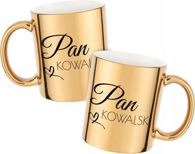 Nyomtatott bögre Az Úr Neve Arany metál varázsló