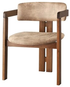 Étkező szék CO Beige and Walnut