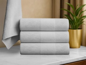 CARRARA törölköző 60x100 cm világosszürke, 100% pamut