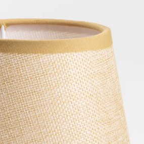 Brilagi - LED Fali lámpa NUBILA 1xE27/25W/230V +LED/3W fehér/világosbarna