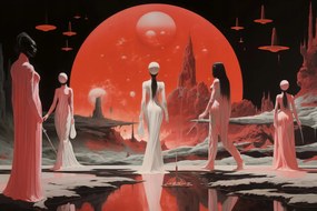 Poszter 45x30cm Vándorok egy másik világból