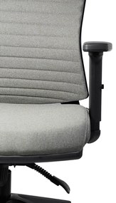 Ello ergonómikus szövet irodai forgószék deréktámasszal, fejtámasszal