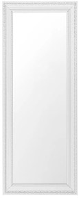 Fehér falitükör 50 x 130 cm VERTOU Beliani