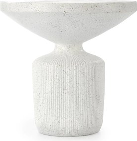 Sintro dohányzóasztal 54 cm - fehér terrazzo