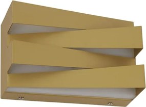 Searchlight 86410GO - LED fali lámpatest SECTION LED/18W/230V aranyszínű