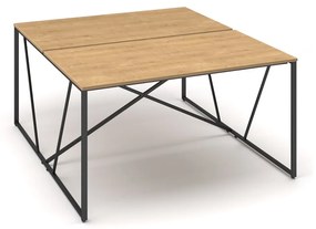 ProX asztal 138 x 163 cm, hamilton tölgy / grafit
