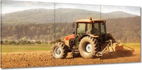 Vászonkép 150x70 Mezőgazdaság traktorral