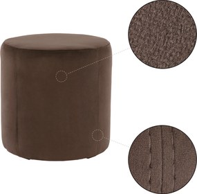 Puff, barna szövet, TOP 45