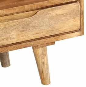 tömör mangófa TV-szekrény 110x30x41 cm