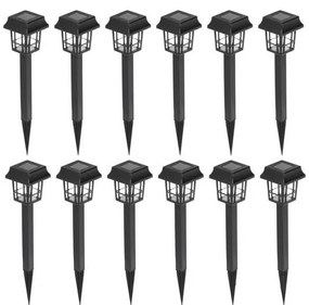 KÉSZLET 12x LED Napelemes lámpa LED/0,06W/1,2V 1xAA 6500K IP44 100 mAh