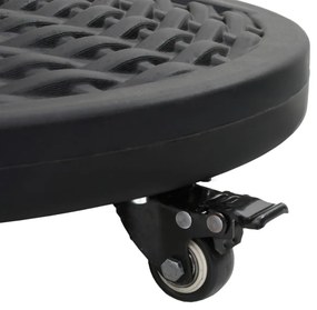 Napernyő Talapzat Kerek Kerekekkel Ø38-48 mm-es Oszlopokhoz 13 kg