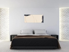 Kép - Bézs absztrakció (120x50 cm)