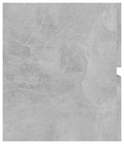 betonszürke szerelt fa mosdószekrény 80 x 38,5 x 45 cm