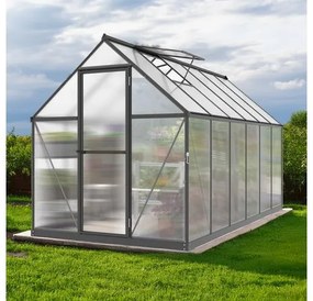 üvegház LANITPLAST SARANA 6x12 PC 4 mm fekete színű LG4335
