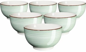 Mäser 6 darabos tálkészlet Bel Tempo 14 cm, zöld