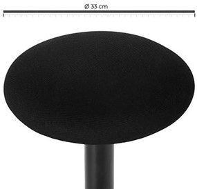 Irodai szék, ergonomikus szék, 56-81 cm magasságban állítható, fekete