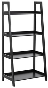 DAMON fekete könyvespolc