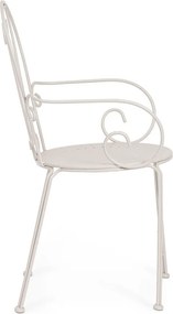 Bézs fém kerti szék Etienne – Bizzotto