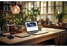 Kanlux 37311 - LED Dimmelhető újratölthető lámpa FLUXY LED/1,7W/1800 mAh IP44 fekete