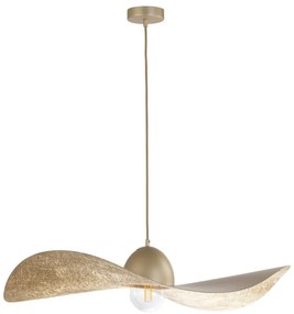 Csillár zsinóron KAPELLO 1xE27/60W/230V átm. 76 cm arany