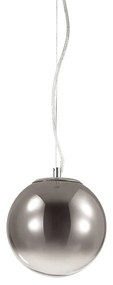 IDEAL LUX MAPA függesztett lámpa E27 foglalattal, max. 60W, 20 cm átmérő, füstüveg 140711