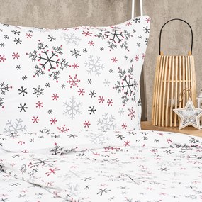 4Home Snowflakes pamut ágyneműhuzat, 220 x 200 cm, 2 db 70 x 90 cm