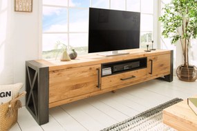 THOR II barna tölgyfa TV szekrény 200cm