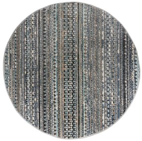 Kék kerek szőnyeg 140x140 cm Camino – Flair Rugs