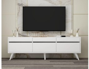 TV asztal/szekrény Siluke (fehér) . Akció -22%. 1095260