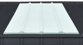 fém kerti ház GLOBEL 86 ANTRACIT + napfénytetővel LG2069