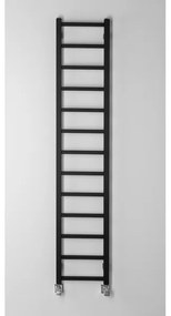 Sapho - Fürdőszobai radiátor METRO LIGHT 276W 30x150 cm matt fekete