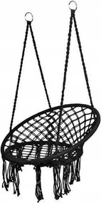 Malatec 10369 Függőszék rojtokkal, fekete