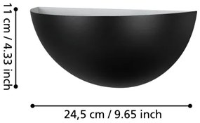 Eglo 900343 - Fali lámpa TANURA 1xE27/25W/230V