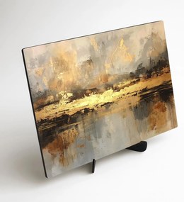 DUBLEZ | Luxusos absztrakt kép - Arany érintés