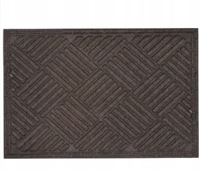 Lábtörlő ajtóhoz barna téglalap alakú XL 80x120 cm nagy