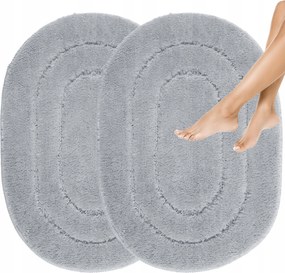 Puha, Csúszásgátló, Mosható Fürdőszobai Szőnyeg Szett 2db 40x60cm Soft