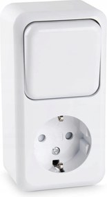 Heitech Kapcsolókapcsoló és aljzat földelt 250 V 16 A IP20