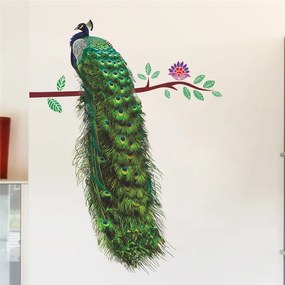 Falmatrica"Színes páva" 50x80 cm
