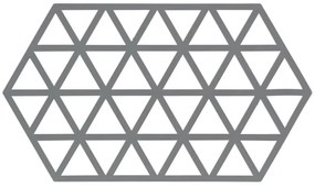 Triangles szürke szilikon edényalátét - Zone