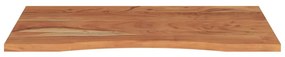 tömör akácfa téglalap alakú asztallap 90 x 60 x 2,5 cm