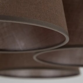 Brilagi - Felületre szerelhető LATTE mennyezeti csillár 5xE27/15W/230V fenyő/barna