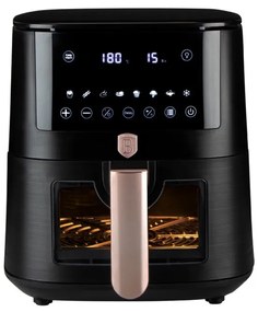 Berlinger Haus AirFryer átlátszó ablakkal 5 L 1400 W Black Rose Collection